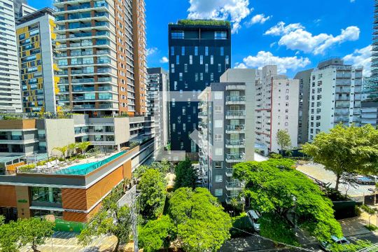 Vista de kitnet/studio para alugar com 1 quarto, 46m² em Sumarezinho, São Paulo