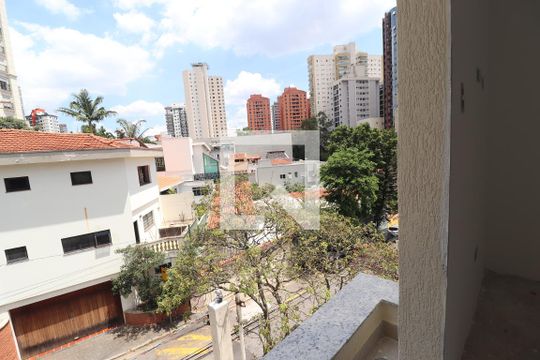 Varanda da Suíte de apartamento à venda com 3 quartos, 100m² em Centro, Santo André