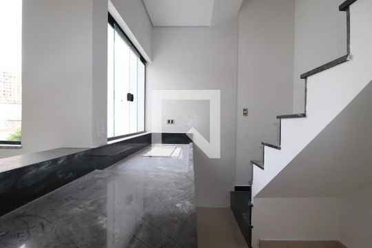 Cozinha de apartamento à venda com 3 quartos, 100m² em Centro, Santo André