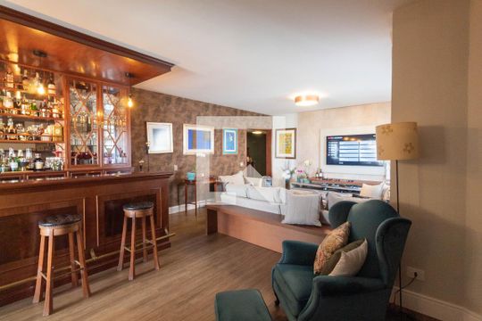Sala de apartamento à venda com 4 quartos, 260m² em Morro dos Ingleses, São Paulo