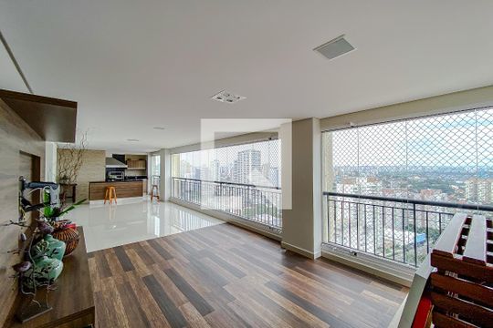 Varanda da Sala de apartamento à venda com 4 quartos, 210m² em Vila Prudente, São Paulo
