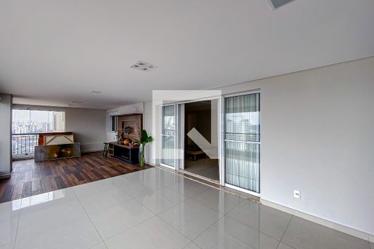 Varanda da Sala de apartamento à venda com 4 quartos, 210m² em Vila Prudente, São Paulo