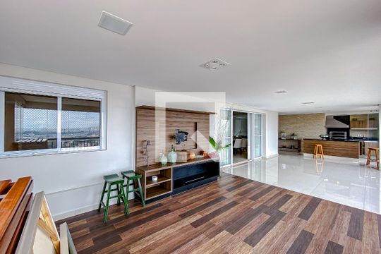 Varanda da Sala de apartamento à venda com 4 quartos, 210m² em Vila Prudente, São Paulo