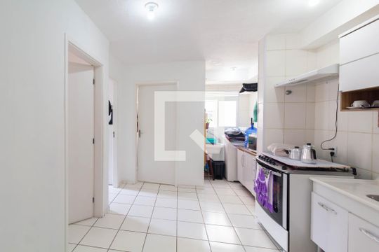 Cozinha e Área de Serviço de apartamento à venda com 2 quartos, 53m² em Jardim Brasília (Zona Leste), São Paulo