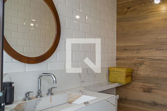 Banheiro da Cobertura de apartamento à venda com 3 quartos, 186m² em Mirandópolis, São Paulo