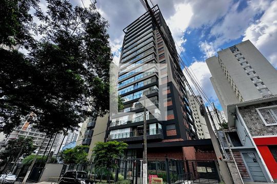 Fachada de apartamento para alugar com 2 quartos, 65m² em Campo Belo, São Paulo