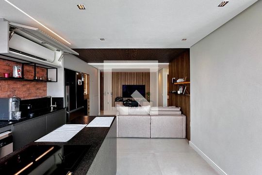Sala de apartamento para alugar com 2 quartos, 65m² em Campo Belo, São Paulo