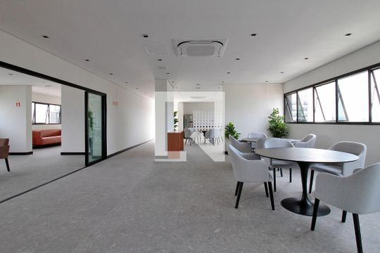Área comum - Coworking de kitnet/studio para alugar com 1 quarto, 18m² em Bela Vista, São Paulo