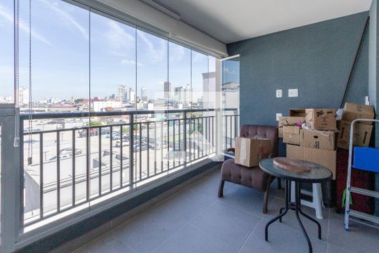 Varanda Sala de apartamento para alugar com 2 quartos, 83m² em Santo Amaro, São Paulo
