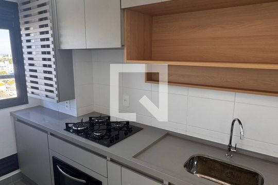 Cozinha de apartamento para alugar com 1 quarto, 33m² em Parque Industrial, Campinas