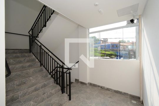 Área comum de kitnet/studio para alugar com 1 quarto, 18m² em Vila Castelo, São Paulo