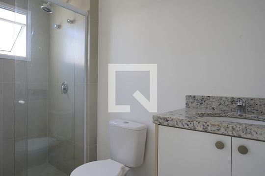 Banheiro Corredor de casa de condomínio para alugar com 3 quartos, 120m² em Morro das Pedras, Florianópolis