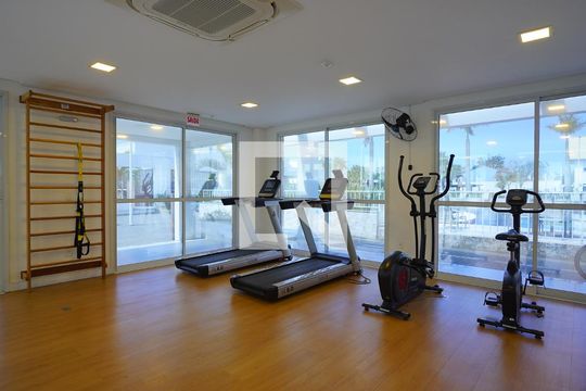 Área comum - Academia de casa de condomínio para alugar com 3 quartos, 120m² em Morro das Pedras, Florianópolis