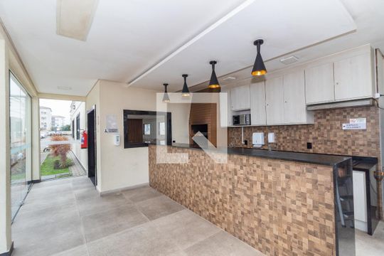 Área comum - Churrasqueira de apartamento à venda com 2 quartos, 46m² em Humaitá, Porto Alegre