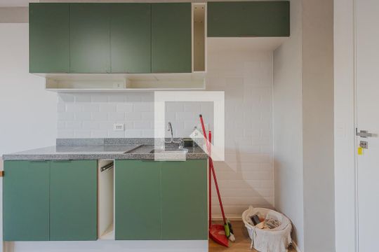 Cozinha de kitnet/studio à venda com 1 quarto, 25m² em Pinheiros, São Paulo