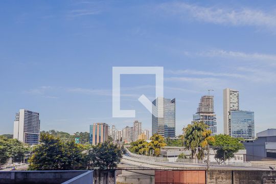 Vista da Varanda de kitnet/studio à venda com 1 quarto, 25m² em Pinheiros, São Paulo