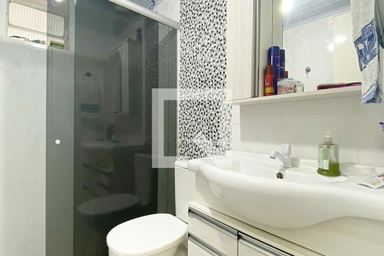 Banheiro de casa à venda com 3 quartos, 92m² em Loteamento Parque Recreio, São Leopoldo