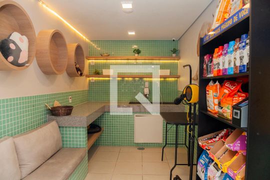Área Comum - Pet shop de apartamento à venda com 1 quarto, 28m² em Socorro, São Paulo