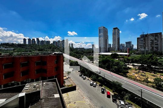 Vista de apartamento à venda com 1 quarto, 28m² em Jardim Caravelas, São Paulo