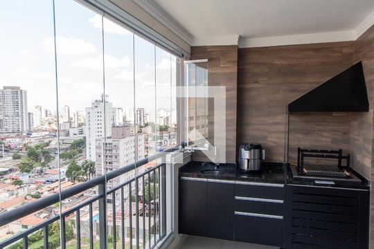Varanda da Sala de apartamento à venda com 3 quartos, 77m² em Vila Mazzei, São Paulo