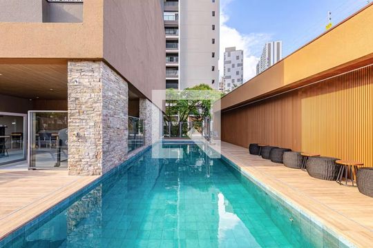 Área comum - Piscina de kitnet/studio à venda com 1 quarto, 25m² em Jardim das Acacias, São Paulo