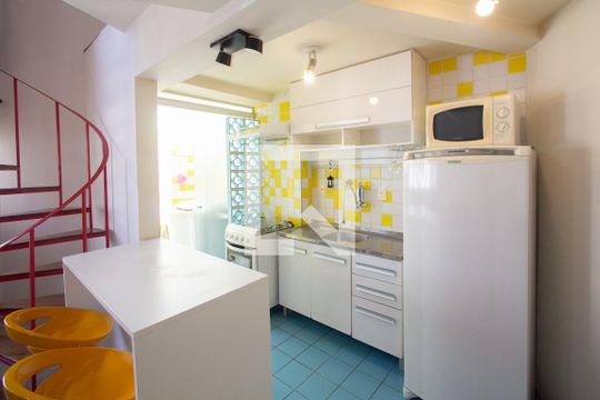 Cozinha de apartamento à venda com 1 quarto, 67m² em Vila Nova Conceição , São Paulo