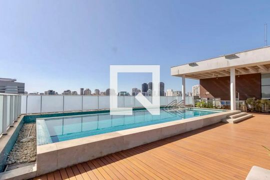 Área comum - Piscina de kitnet/studio para alugar com 1 quarto, 38m² em Santo Amaro, São Paulo