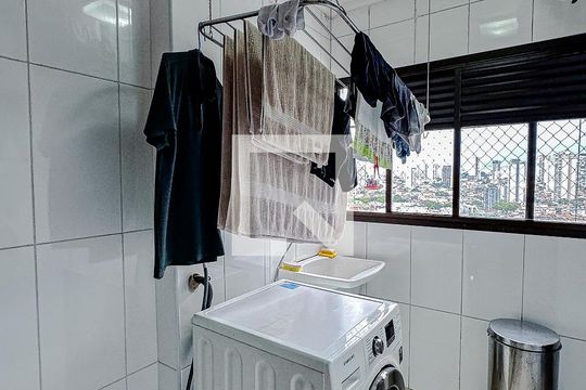 Área de Serviço de apartamento para alugar com 3 quartos, 134m² em Vila Regente Feijó, São Paulo