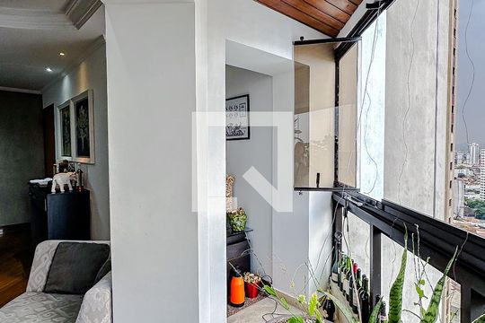 Varanda da Sala de apartamento para alugar com 3 quartos, 134m² em Vila Regente Feijó, São Paulo