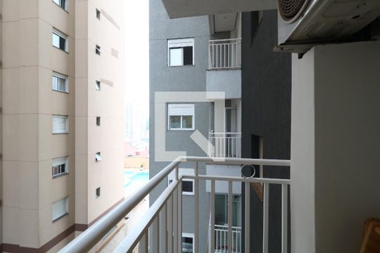 Sacada da Sala de apartamento à venda com 2 quartos, 70m² em Campestre, Santo André
