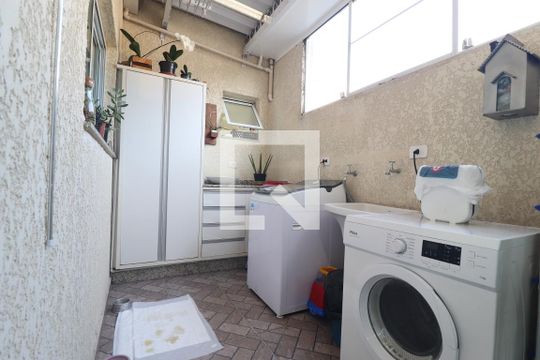 Área de Serviço de apartamento à venda com 2 quartos, 60m² em Vila Leopoldina, Santo André