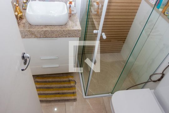 Banheiro da Suíte de apartamento à venda com 3 quartos, 71m² em Vila Santana, São Paulo