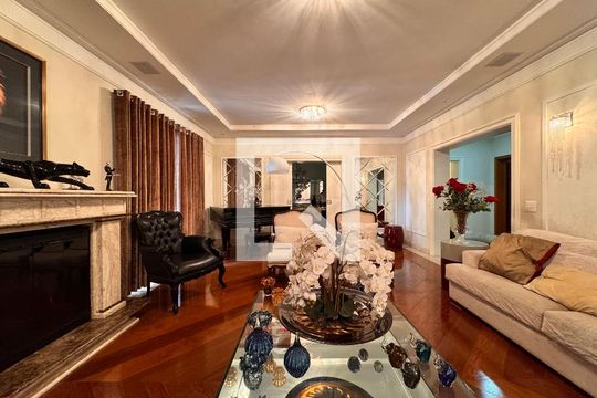 Sala de apartamento para alugar com 6 quartos, 492m² em Vila Bastos, Santo André