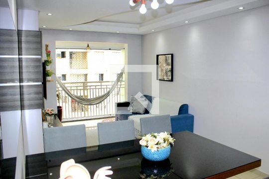 Sala de apartamento à venda com 3 quartos, 64m² em Ponte Grande, Guarulhos