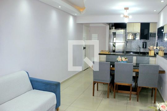 Sala de apartamento à venda com 3 quartos, 64m² em Ponte Grande, Guarulhos
