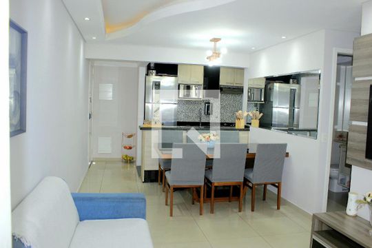 Sala de apartamento à venda com 3 quartos, 64m² em Ponte Grande, Guarulhos