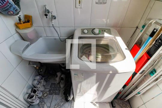 Detalhe da area de serviço de apartamento à venda com 2 quartos, 55m² em Jardim Monte Alegre, Taboão da Serra