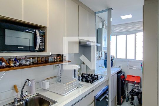 Cozinha de apartamento à venda com 2 quartos, 45m² em Quarta Parada, São Paulo