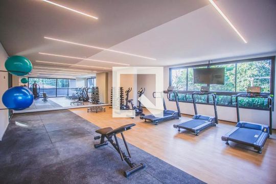 Área comum - Academia de apartamento à venda com 1 quarto, 29700m² em Mirandópolis, São Paulo