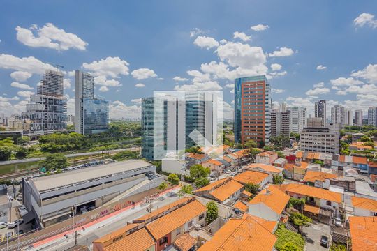 Vista da Varanda de kitnet/studio para alugar com 1 quarto, 25m² em Pinheiros, São Paulo