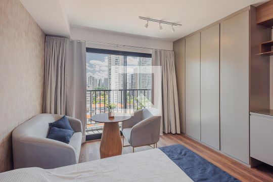 Studio de kitnet/studio para alugar com 1 quarto, 25m² em Pinheiros, São Paulo