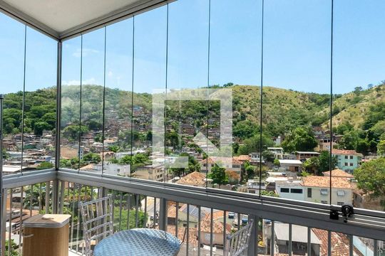 Varanda da Sala de apartamento à venda com 1 quarto, 60m² em Engenho Novo, Rio de Janeiro