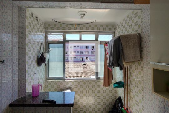 Área de Serviço de apartamento para alugar com 1 quarto, 50m² em Cidade Ocian, Praia Grande