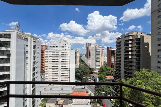 Varanda de apartamento à venda com 1 quarto, 36m² em Paraíso, São Paulo