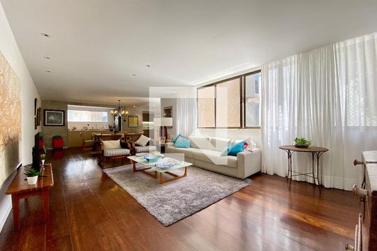 Sala de apartamento para alugar com 4 quartos, 384m² em Graça, Salvador