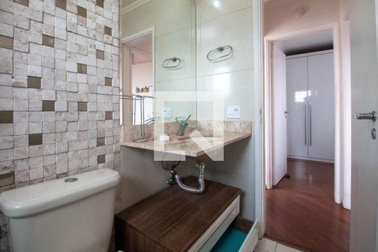 Banheiro de apartamento para alugar com 2 quartos, 87m² em Santo Amaro, São Paulo