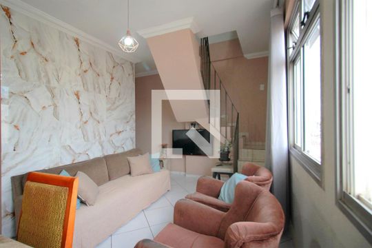 Sala de apartamento à venda com 3 quartos, 136m² em Graça, Belo Horizonte