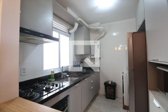 Cozinha e Área de Serviço de apartamento à venda com 2 quartos, 42m² em Estância Velha, Canoas