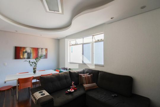 Sala de apartamento à venda com 3 quartos, 93m² em Santa Rosa, Belo Horizonte