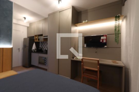Studio - ambiente quarto de kitnet/studio para alugar com 1 quarto, 30m² em Vila Mariana, São Paulo